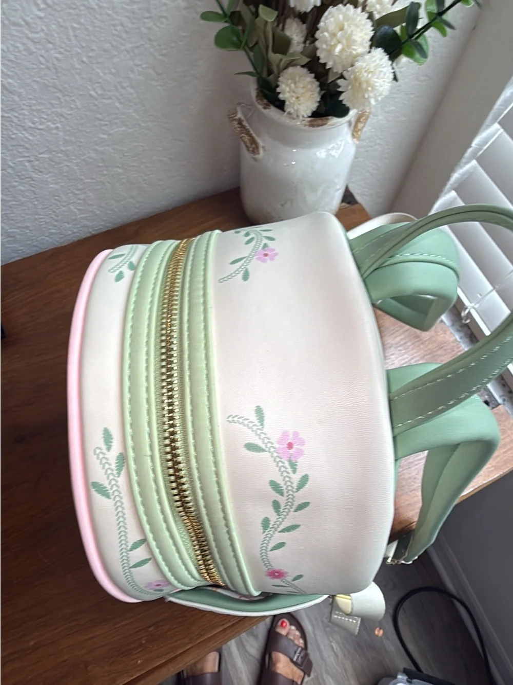 Loungefly Pink & Mint Bambi Kids Mini Backpack - Picture 8 of 13